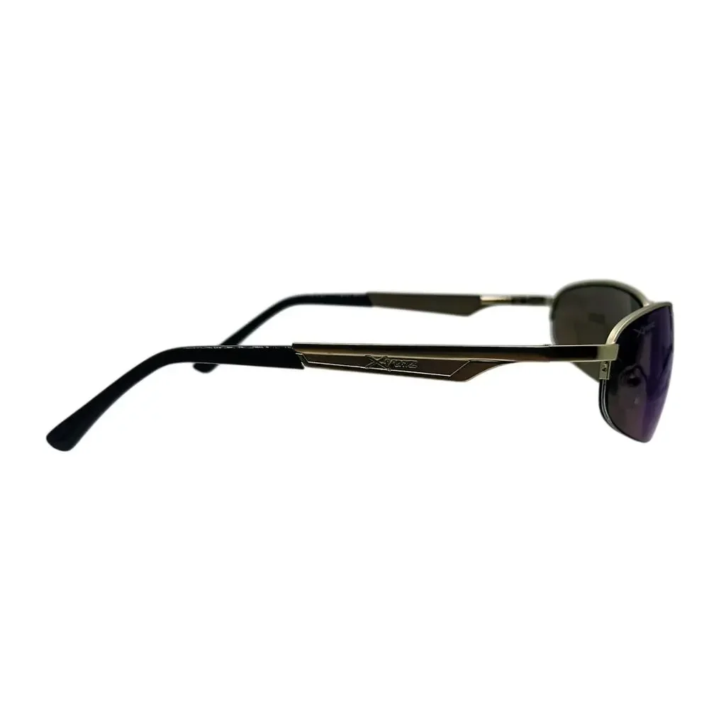 446 xsportz silver sunglasses with